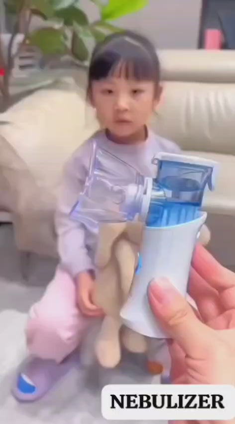 Ultra-Quiet Portable Mesh Portable Mesh Nebulizer, Effective for Cough, Asthma Silent and Compact Nebulizer Machine for Adult and Kids, Wireless Vaporizer Machine With Respiratory Mask